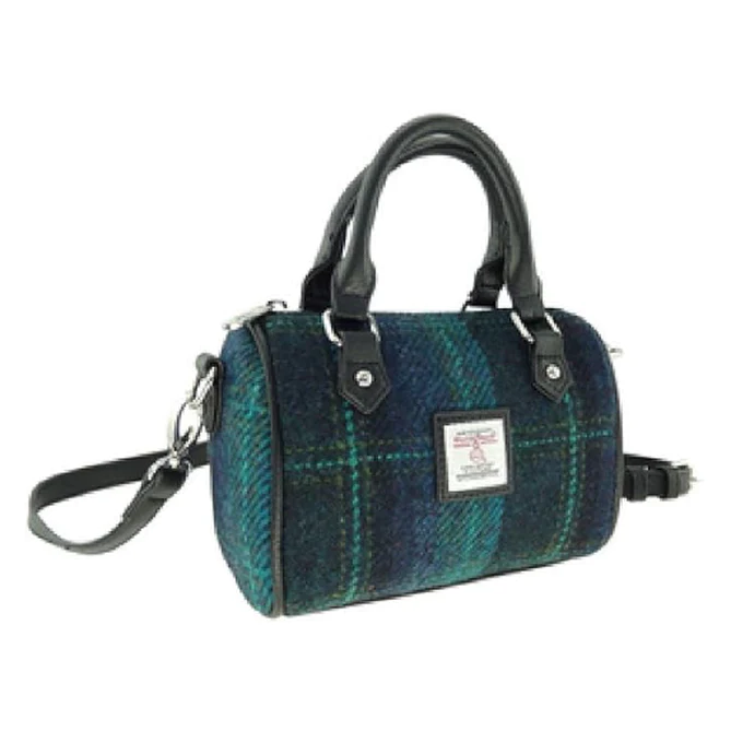 Kilbride' Mini Bowling Bag In Turquoise Tartan image 0