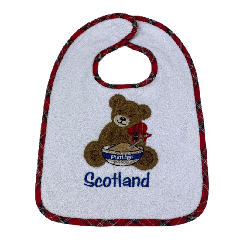 Scotland Bear Baby Bib image 0