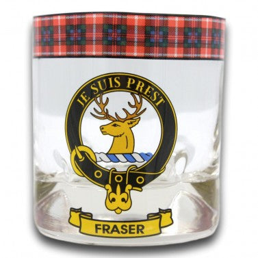 Fraser Clan Whisky Glass image 0